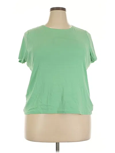 Pre-owned Talbots Short Sleeve T-shirt In Green