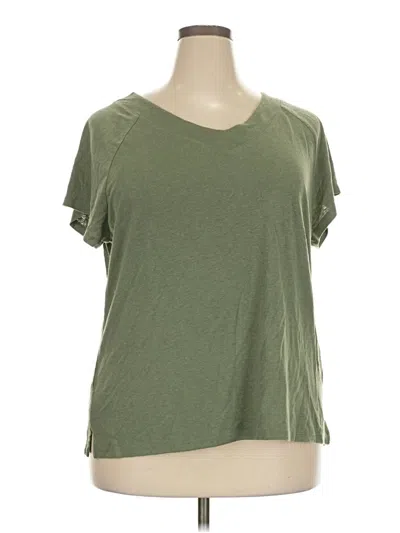 Pre-owned Talbots Short Sleeve T-shirt In Green