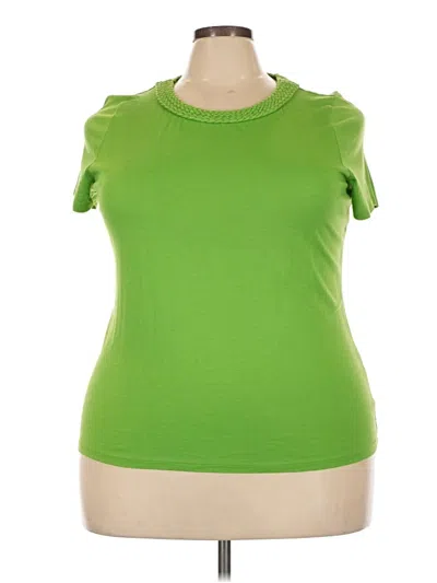 Pre-owned Talbots Short Sleeve T-shirt In Green