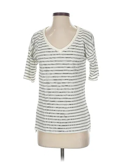 Pre-owned Talbots Short Sleeve T-shirt In Ivory