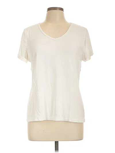 Pre-owned Talbots Short Sleeve T-shirt In Ivory