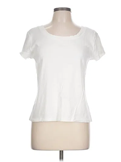 Pre-owned Talbots Short Sleeve T-shirt In Ivory