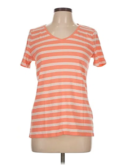 Pre-owned Talbots Short Sleeve T-shirt In Orange