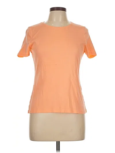 Pre-owned Talbots Short Sleeve T-shirt In Orange