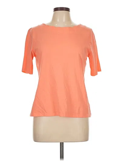 Pre-owned Talbots Short Sleeve T-shirt In Orange