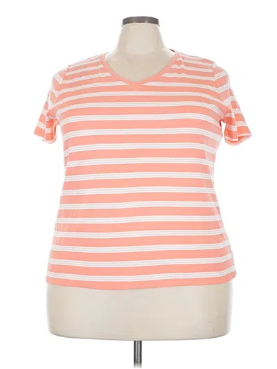 Pre-owned Talbots Short Sleeve T-shirt In Orange