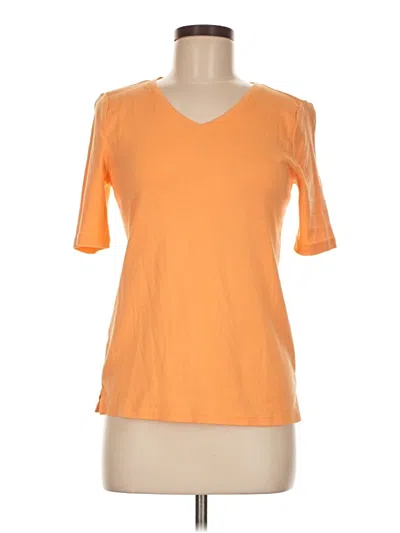 Pre-owned Talbots Short Sleeve T-shirt In Orange