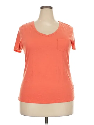 Pre-owned Talbots Short Sleeve T-shirt In Orange