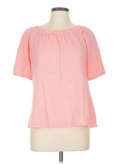 Pre-owned Talbots Short Sleeve T-shirt In Pink