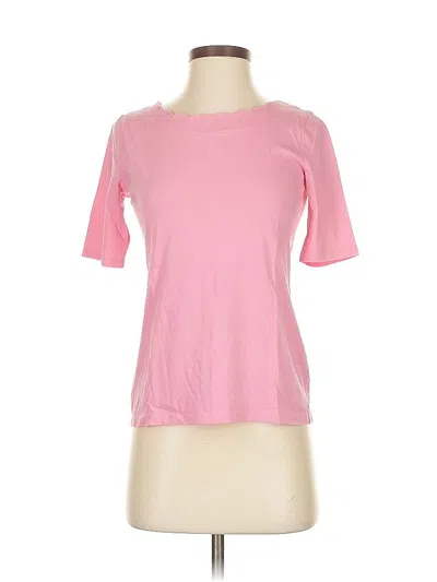 Pre-owned Talbots Short Sleeve T-shirt In Pink