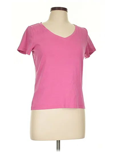 Pre-owned Talbots Short Sleeve T-shirt In Pink