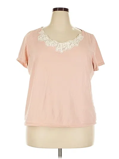 Pre-owned Talbots Short Sleeve T-shirt In Pink