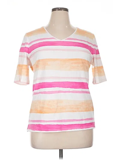 Pre-owned Talbots Short Sleeve T-shirt In Pink