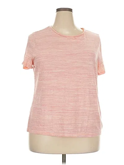 Pre-owned Talbots Short Sleeve T-shirt In Pink
