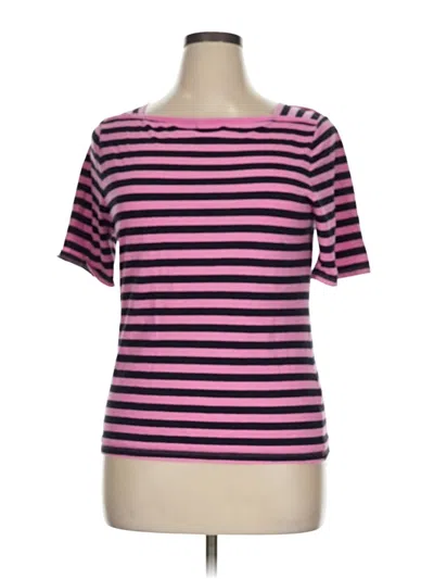 Pre-owned Talbots Short Sleeve T-shirt In Pink