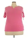 Talbots Short Sleeve T-shirt In Pink