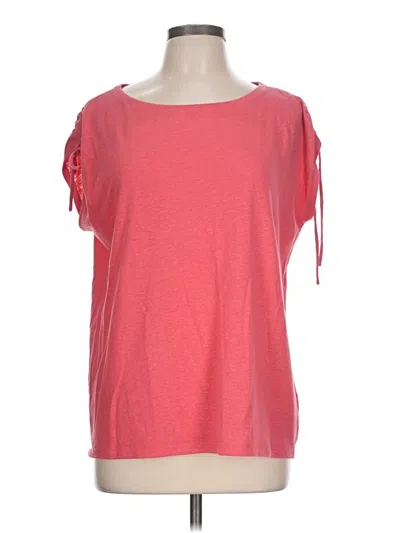 Pre-owned Talbots Short Sleeve T-shirt In Pink