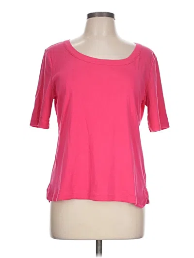Pre-owned Talbots Short Sleeve T-shirt In Pink