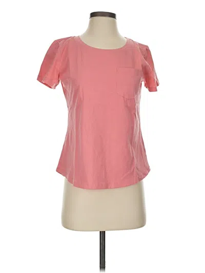 Pre-owned Talbots Short Sleeve T-shirt In Pink