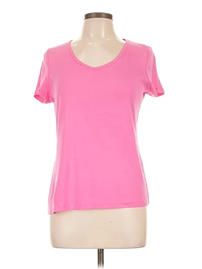 Pre-owned Talbots Short Sleeve T-shirt In Pink