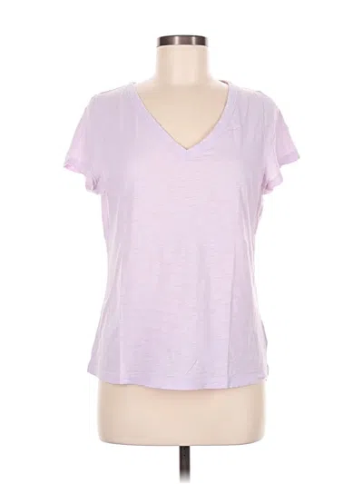 Pre-owned Talbots Short Sleeve T-shirt In Purple