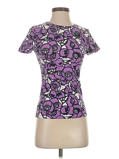 Pre-owned Talbots Short Sleeve T-shirt In Purple