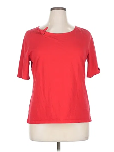 Pre-owned Talbots Short Sleeve T-shirt In Red