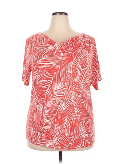 Pre-owned Talbots Short Sleeve T-shirt In Red