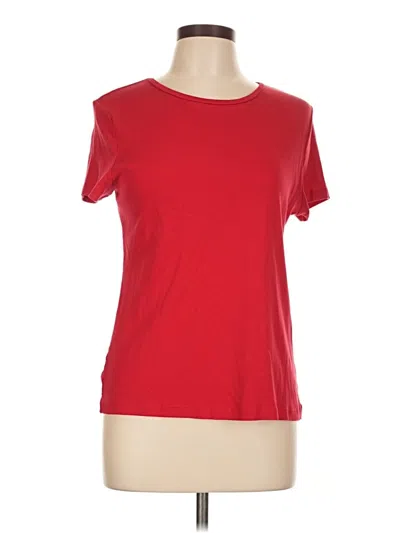 Pre-owned Talbots Short Sleeve T-shirt In Red