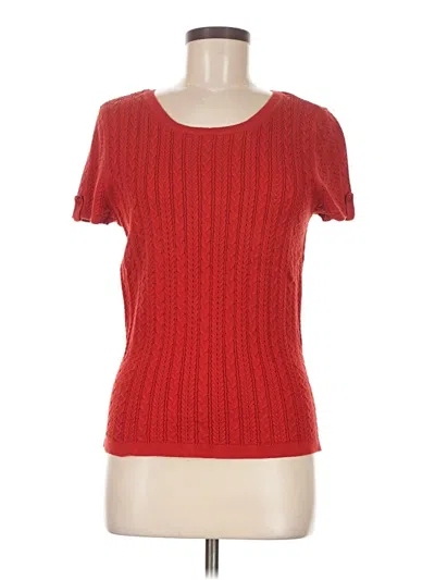 Pre-owned Talbots Short Sleeve T-shirt In Red
