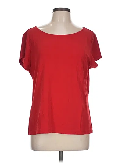 Pre-owned Talbots Short Sleeve T-shirt In Red