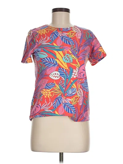 Pre-owned Talbots Short Sleeve T-shirt In Red