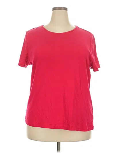 Pre-owned Talbots Short Sleeve T-shirt In Red