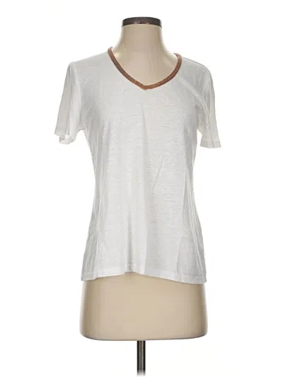 Pre-owned Talbots Short Sleeve T-shirt In Silver
