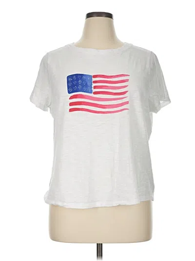Pre-owned Talbots Short Sleeve T-shirt In Silver