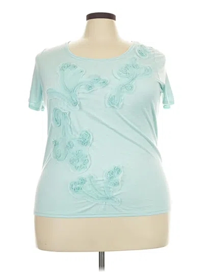 Talbots Short Sleeve T-shirt In Teal