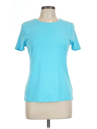 Pre-owned Talbots Short Sleeve T-shirt In Teal