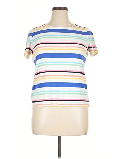 Pre-owned Talbots Short Sleeve T-shirt In White