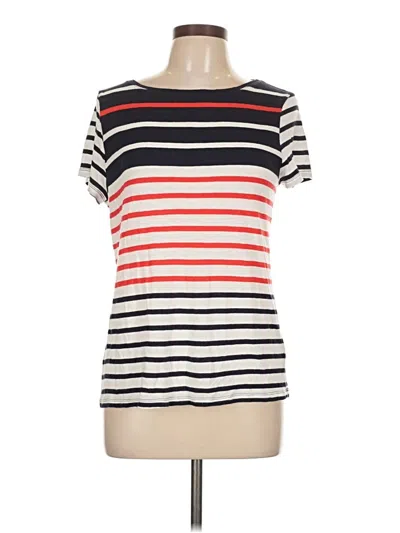 Pre-owned Talbots Short Sleeve T-shirt In White