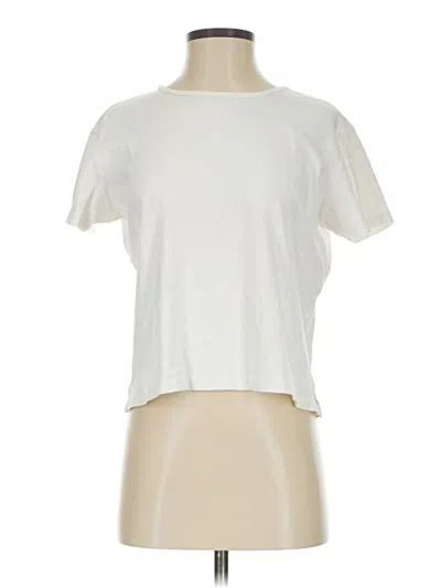 Pre-owned Talbots Short Sleeve T-shirt In White