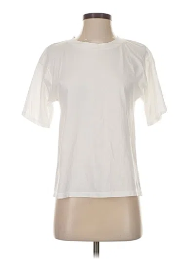 Pre-owned Talbots Short Sleeve T-shirt In White