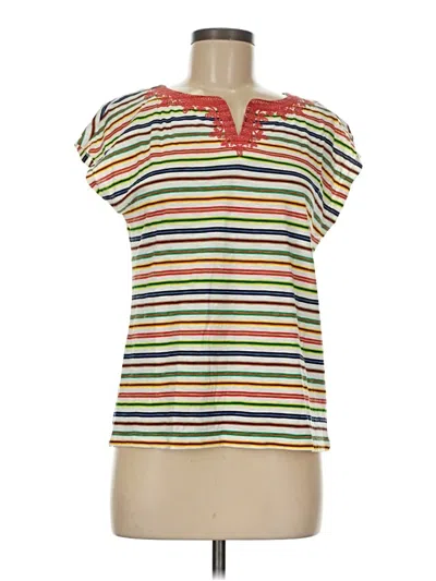 Pre-owned Talbots Short Sleeve T-shirt In White