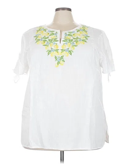Talbots Short Sleeve T-shirt In White