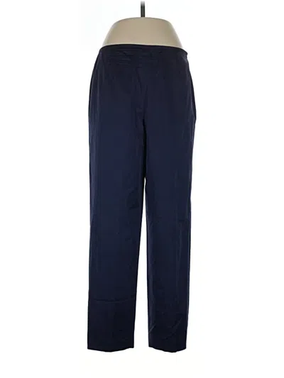 Pre-owned Talbots Silk Pants In Blue