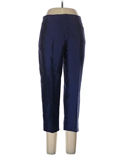 Pre-owned Talbots Silk Pants In Blue