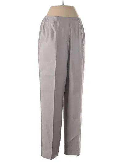 Pre-owned Talbots Silk Pants In Gray