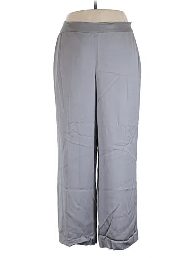 Pre-owned Talbots Silk Pants In Gray