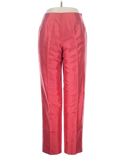 Pre-owned Talbots Silk Pants In Red