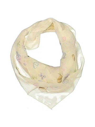Pre-owned Talbots Silk Scarf In Ivory