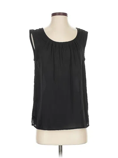 Pre-owned Talbots Sleeveless Blouse In Black